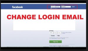 change facebook email address