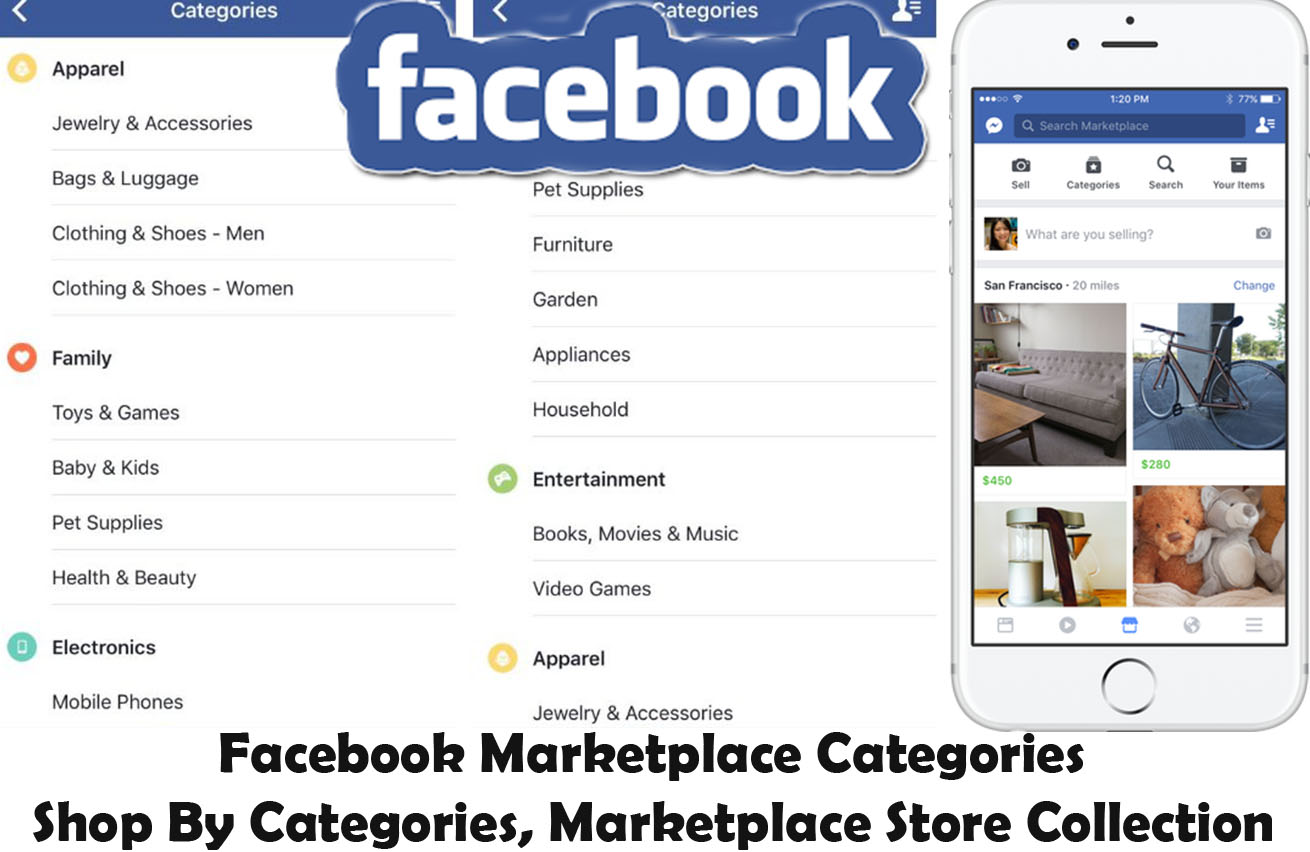 Facebook Marketplace Categories - Facebook Shop By Categories On Marketplace - Facebook Store Collections