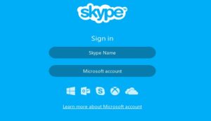 skype sign up