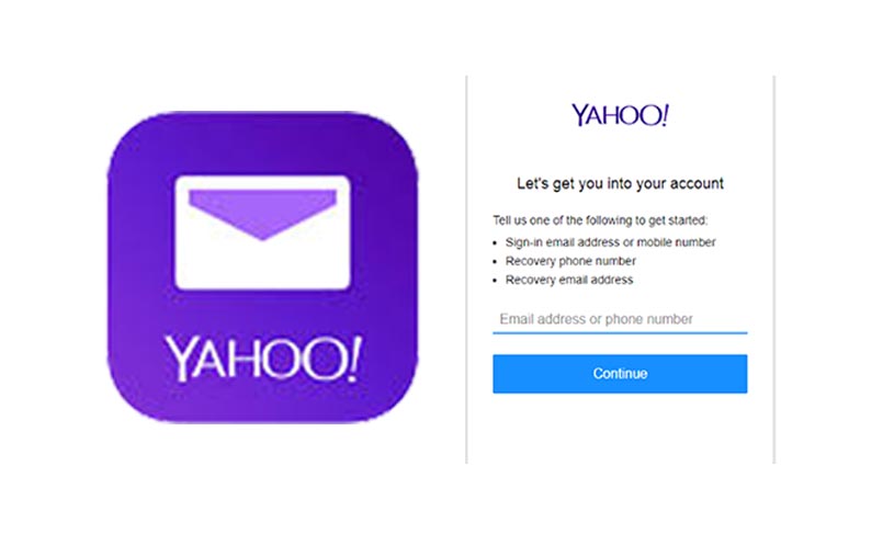 Yahoo Mail Account Recovery