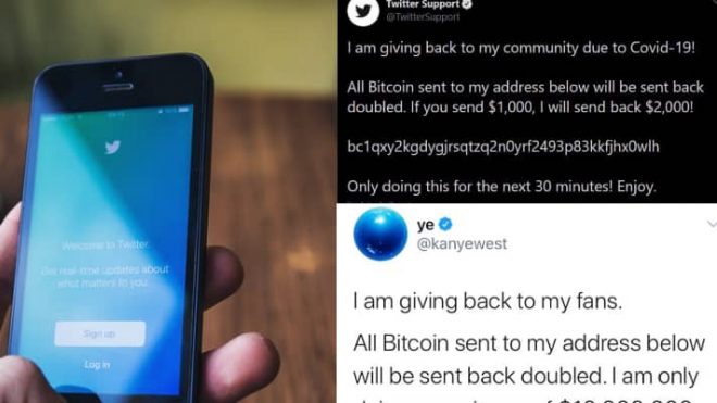 verified high profile twitter accounts hacked by scammers